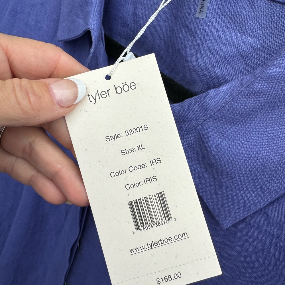 Tyler Boe purple button up - Picture 2 of 3